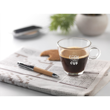 Logotrade promotional gift image of: Lugano Coffee Glass 230 ml