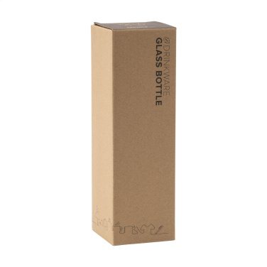 Logotrade corporate gift picture of: Frosty Glass Bottle 550 ml drinking bottle