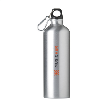 Logo trade promotional merchandise picture of: AluMaxi GRS Recycled 750 ml water bottle