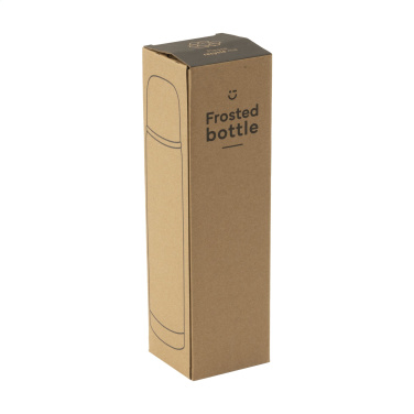 Logo trade corporate gift photo of: Frosted Bottle RCS Recycled Steel 500 ml thermo bottle