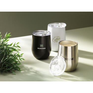 Logo trade advertising products picture of: Huevo RCS Recycled Steel Cup 350 ml thermo cup