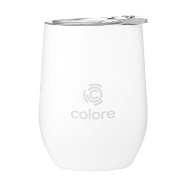 Logo trade corporate gift photo of: Huevo RCS Recycled Steel Cup 350 ml thermo cup