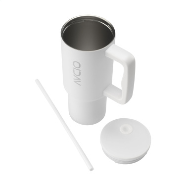 Logo trade corporate gift photo of: Rhino RCS Recycled Steel Cup 900 ml