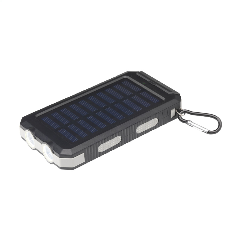Logotrade promotional item image of: Trail RCS Solar Charger Compass 8000