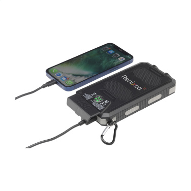 Logo trade corporate gifts picture of: Trail RCS Solar Charger Compass 8000