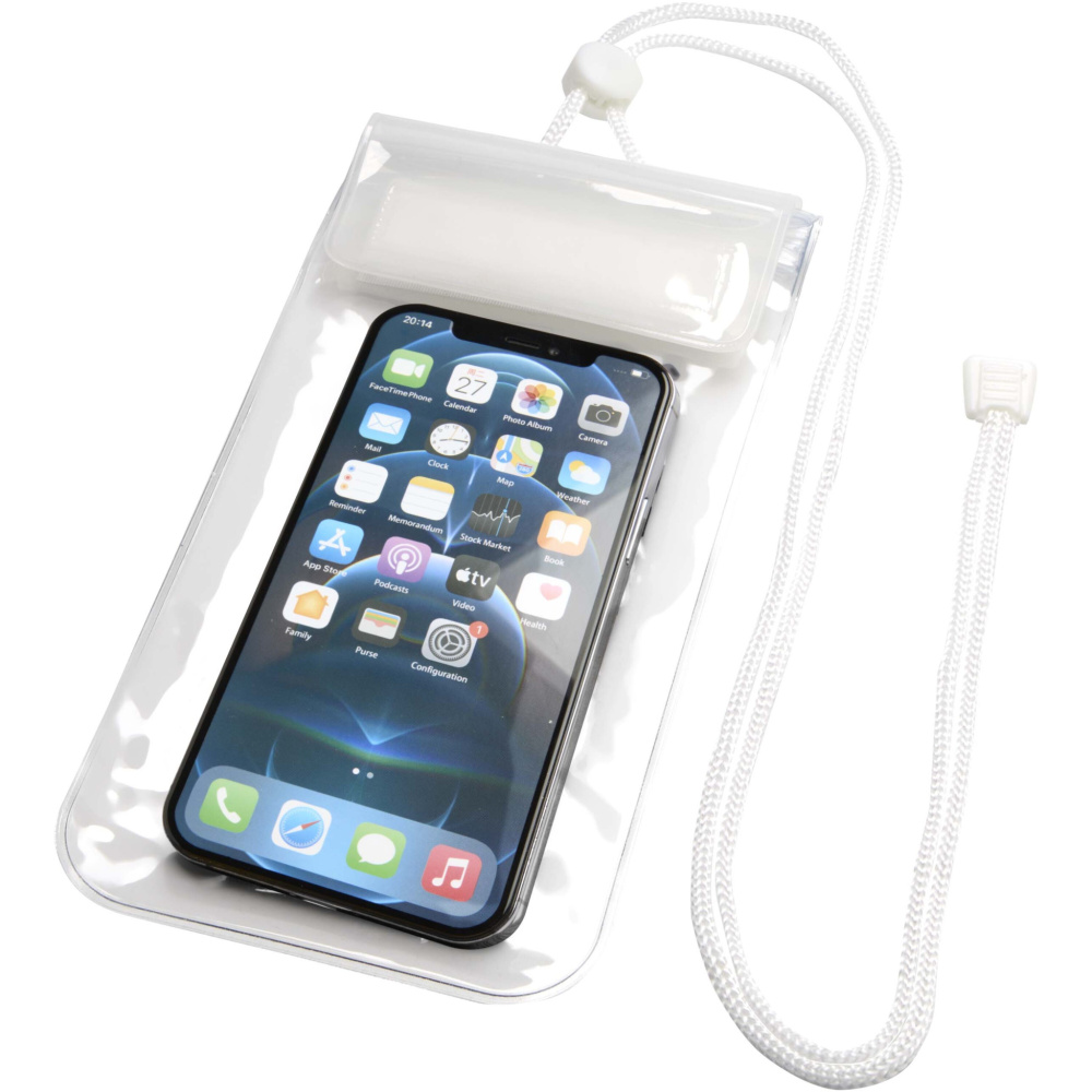 Logo trade promotional gift photo of: Dombay waterproof phone pouch size L
