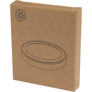 Logo trade promotional gifts picture of: Freal 15W recycled plastic wireless charging pad