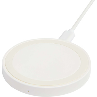 Logo trade promotional gifts image of: Freal 15W recycled plastic wireless charging pad