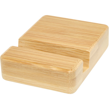Logotrade promotional item image of: Ebla bamboo phone stand