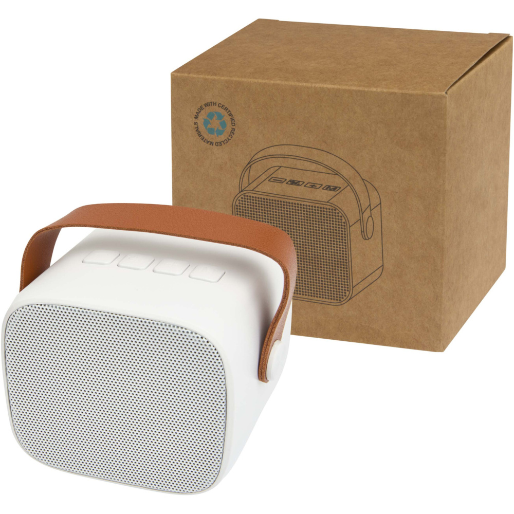 Logotrade promotional merchandise photo of: Diya 3W wireless recycled plastic speaker