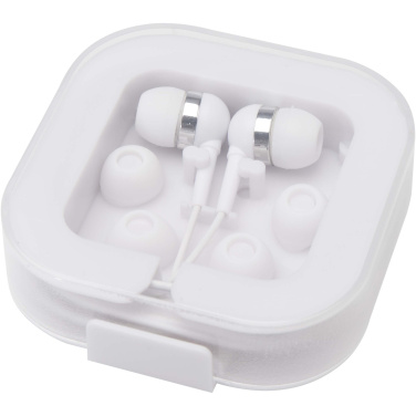 Logotrade corporate gift image of: Dofida wired Type-C earbuds with recycled plastic storage box
