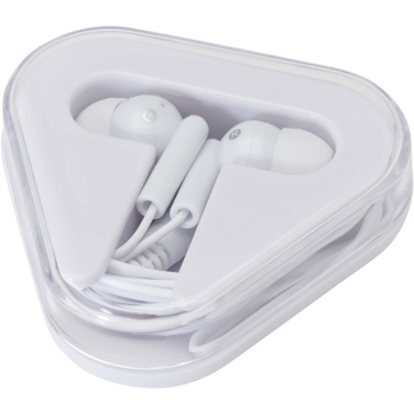 Logo trade promotional gift photo of: Rebel earbuds with recycled plastic storage box