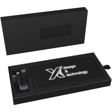 Logo trade advertising products picture of: SCX.design P30 8000 mAh light-up solar power bank