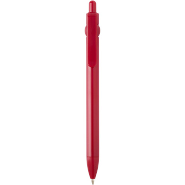 Logo trade promotional items image of: Fidget recycled plastic ballpoint pen (black ink)