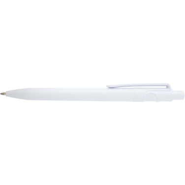 Logotrade promotional item image of: Unica recycled plastic ballpoint pen (blue ink)