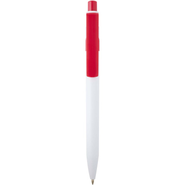 Logo trade promotional merchandise photo of: Unica recycled plastic ballpoint pen (blue ink)
