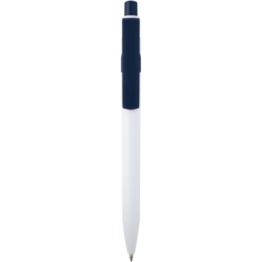 Logo trade corporate gifts picture of: Unica recycled plastic ballpoint pen (blue ink)