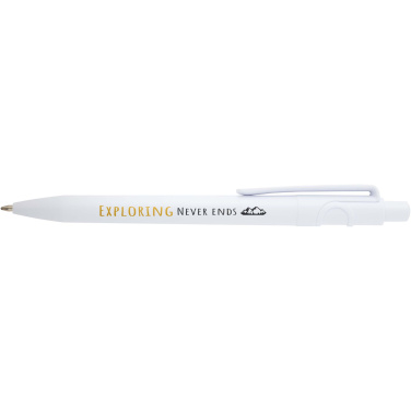 Logo trade promotional merchandise picture of: Unica recycled plastic ballpoint pen (black ink)