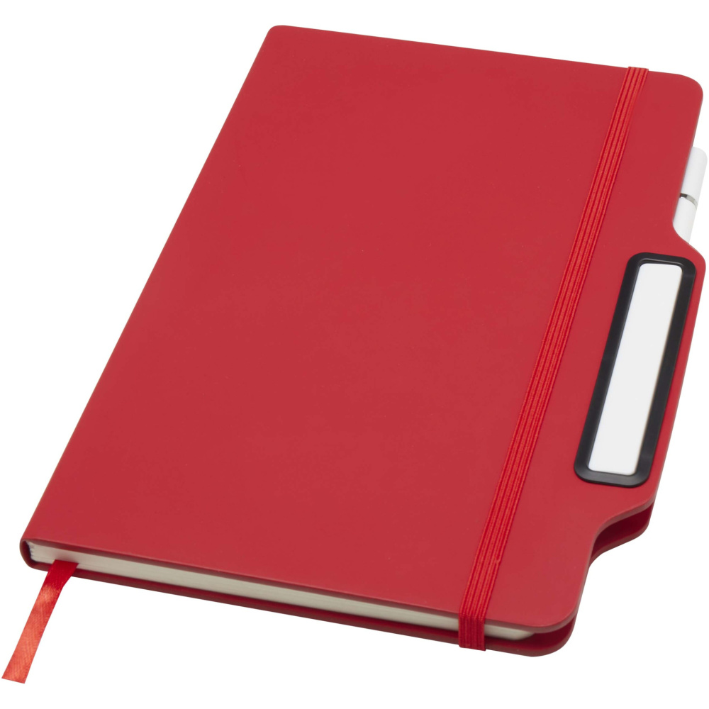 Logotrade promotional items photo of: Nexus A5 hard cover notebook with pen and pencil combo (black ink)
