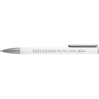 Logo trade promotional product photo of: Ziggur aluminium ballpoint pen (blue ink)
