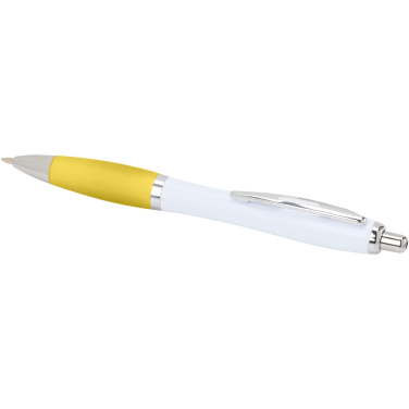 Logotrade corporate gift picture of: Nash recycled plastic ballpoint pen (blue ink)