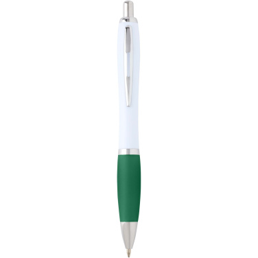 Logo trade promotional merchandise image of: Nash recycled plastic ballpoint pen (blue ink)