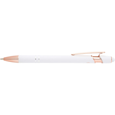 Logo trade promotional product photo of: Nanna ballpoint pen with rose gold finish (blue ink)