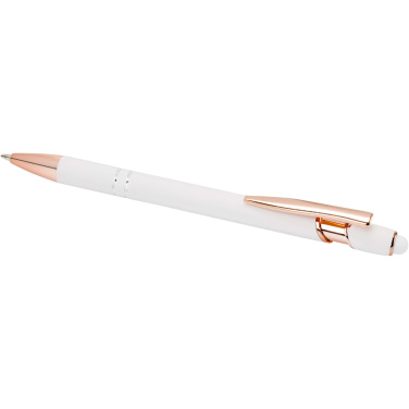 Logo trade business gifts image of: Nanna ballpoint pen with rose gold finish (blue ink)