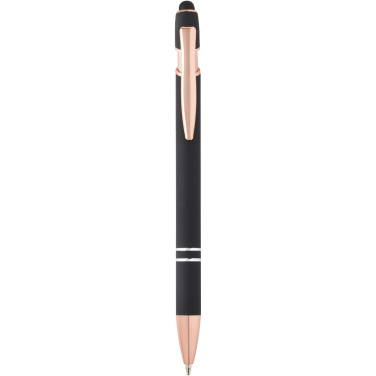 Logotrade corporate gift picture of: Nanna ballpoint pen with rose gold finish (blue ink)