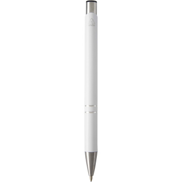 Logotrade promotional merchandise image of: Moneta recycled aluminium ballpoint pen (blue ink)