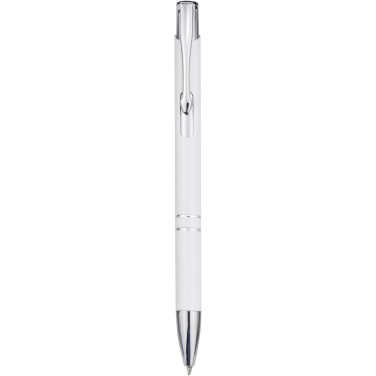 Logo trade promotional items picture of: Moneta recycled aluminium ballpoint pen (blue ink)