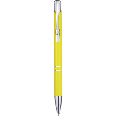 Logo trade corporate gifts picture of: Moneta recycled aluminium ballpoint pen (blue ink)