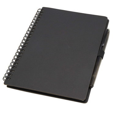 Logo trade advertising products picture of: Slate reusable soft cover notebook and pen set (black ink)