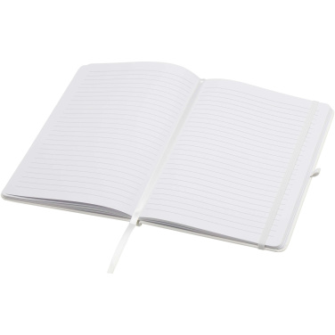 Logo trade promotional products picture of: Teak A5 recycled hard cover notebook with lined pages