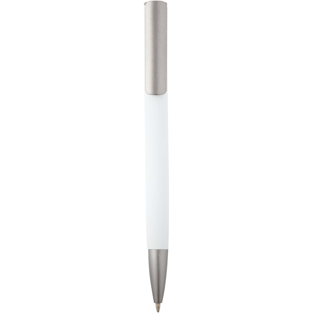 Logo trade corporate gifts image of: Ziguur recycled aluminium ballpoint pen (black ink)