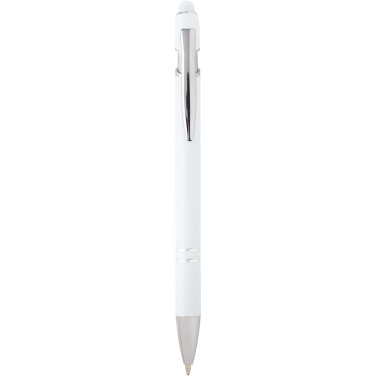 Logo trade promotional giveaways picture of: Kish ballpoint pen with silver finish (black ink)