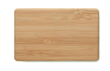 Logo trade corporate gifts image of: TWS earbuds in bamboo case