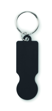 Logotrade promotional merchandise picture of: Key ring with trolley token