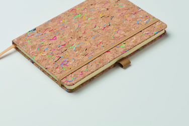 Logotrade promotional giveaway image of: A5 cork coloured notebook