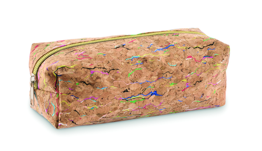 Logotrade promotional merchandise photo of: Coloured cork pencil case