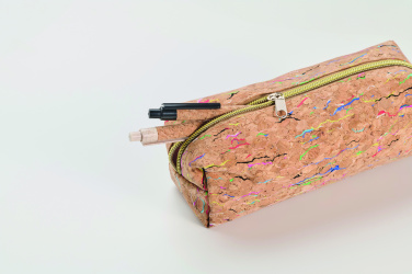 Logotrade promotional item picture of: Coloured cork pencil case