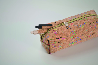 Logotrade promotional gift picture of: Coloured cork pencil case