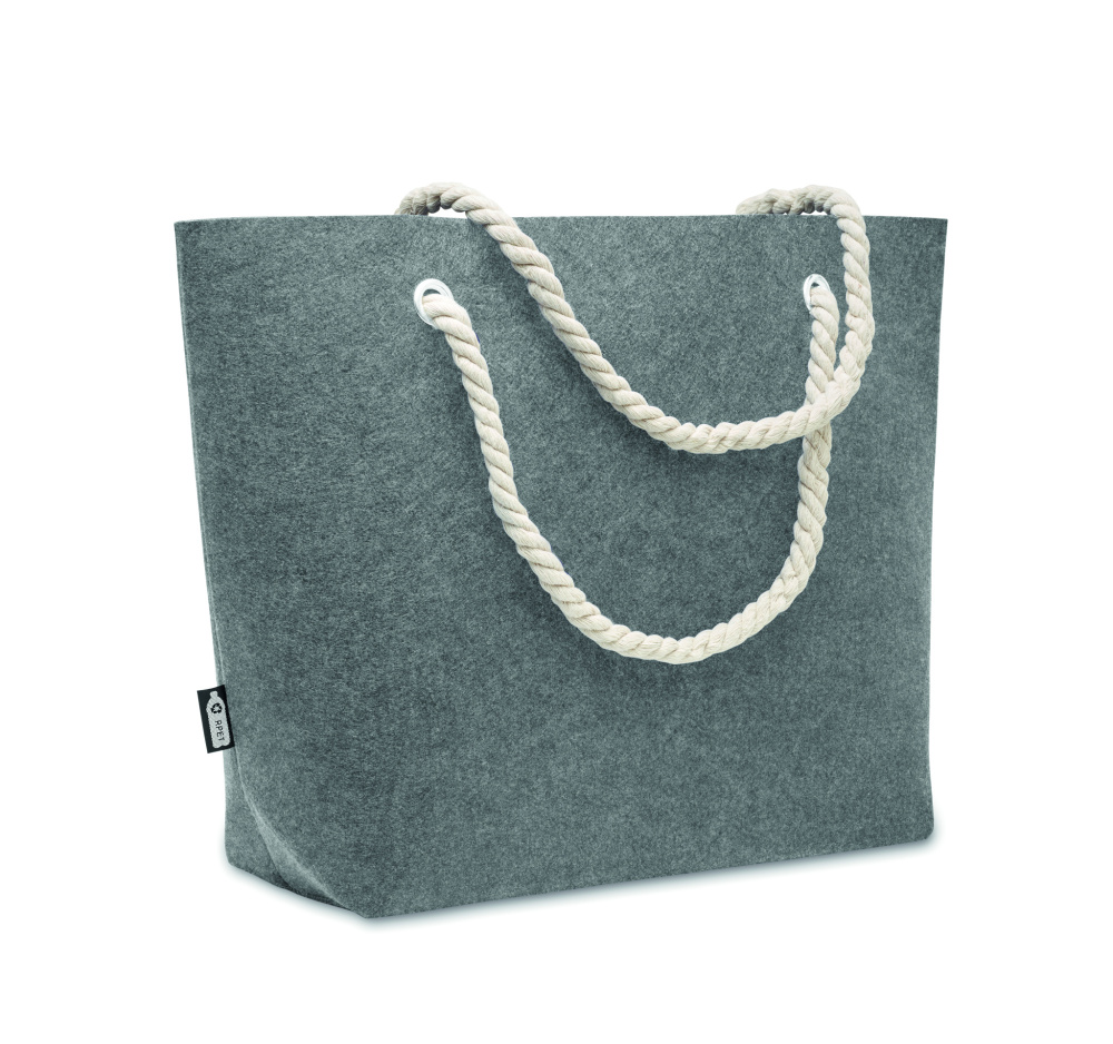 Logotrade promotional merchandise photo of: RPET felt beach bag