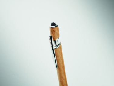Logo trade advertising products picture of: Ball pen in bamboo