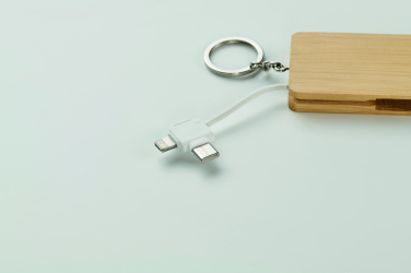 Logotrade promotional gift picture of: Key ring charging cable