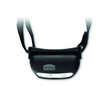 Logo trade promotional item photo of: Rechargeable LED head torch