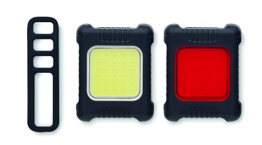 Logotrade advertising product image of: Rechargeable bike light set