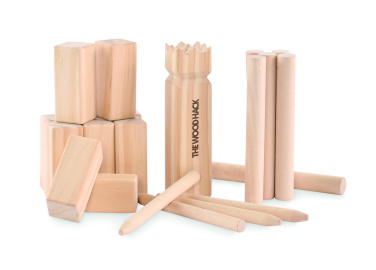 Logo trade promotional giveaway photo of: Pinewood outdoor throwing game