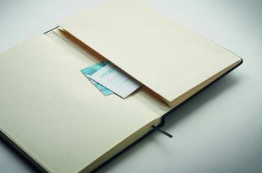 Logo trade corporate gifts image of: A5 RPET notebook with pen