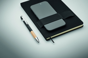 Logotrade business gift image of: A5 RPET notebook with pen